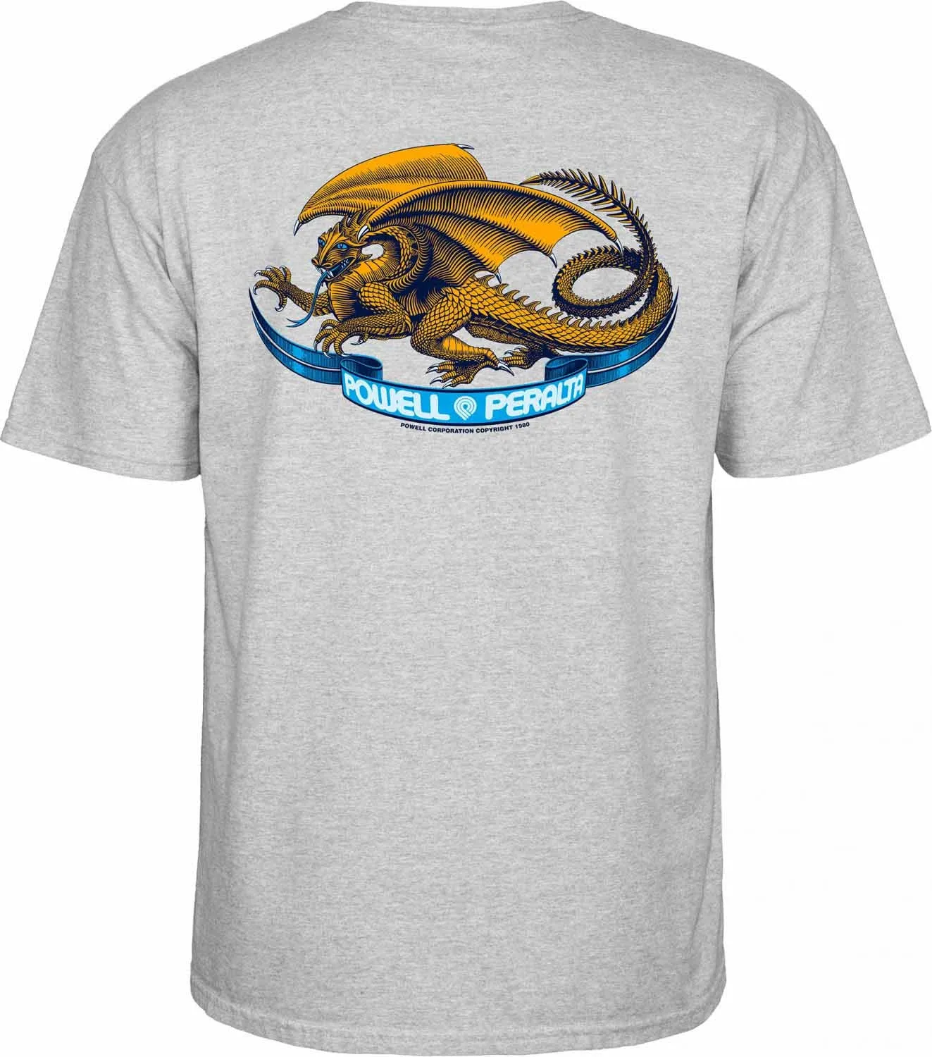 Powell Peralta - Oval Dragon Youth Tee Grey