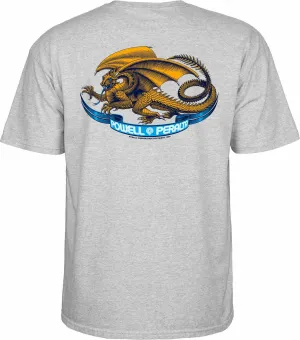 Powell Peralta - Oval Dragon Youth Tee Grey