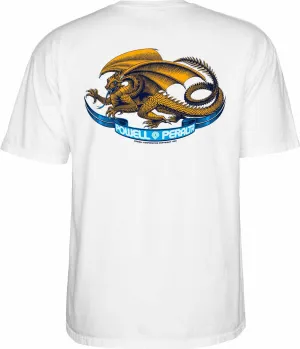 Powell Peralta - Oval Dragon Youth Tee White