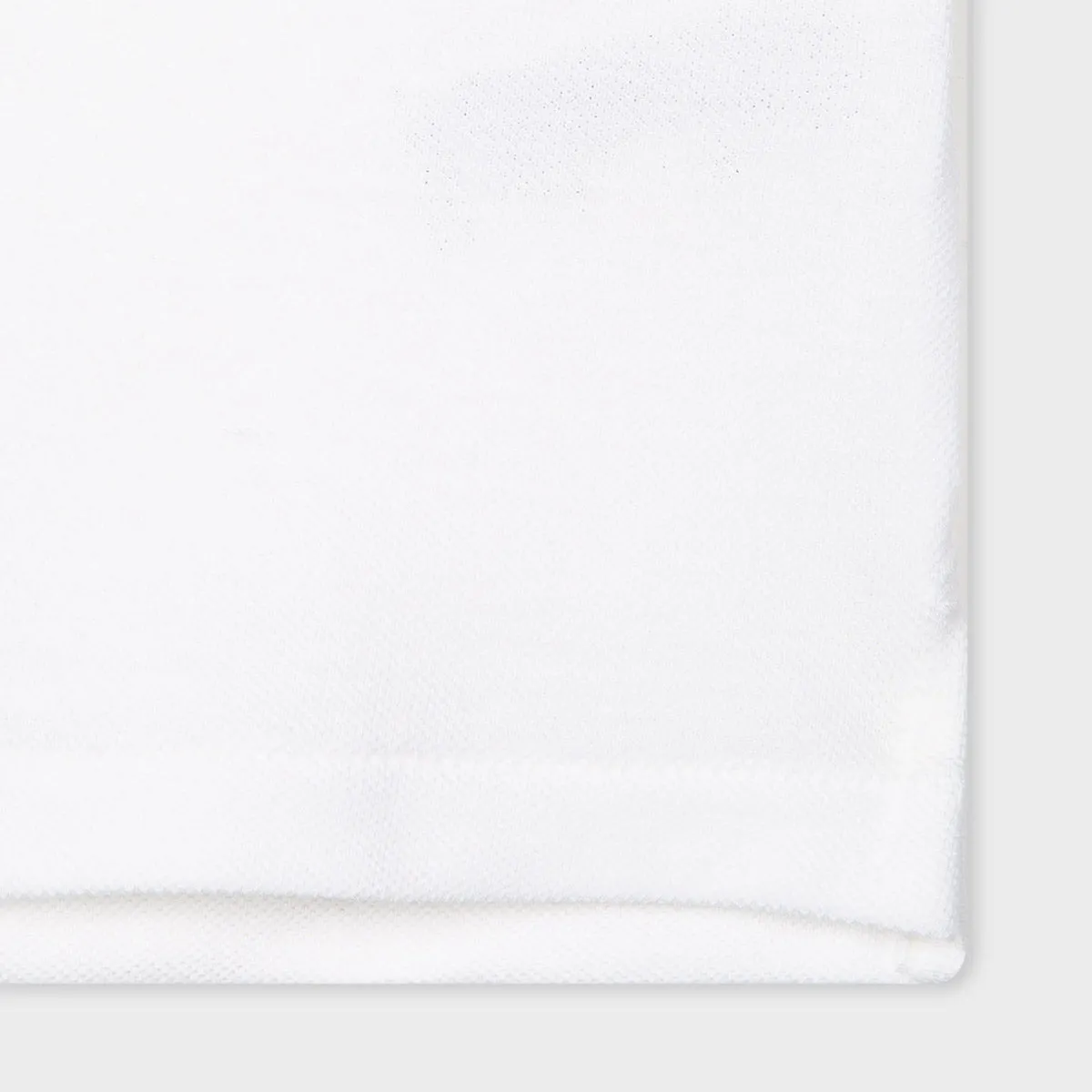 PS Paul Smith - Reg Fit Tipped Zebra Polo Shirt in White