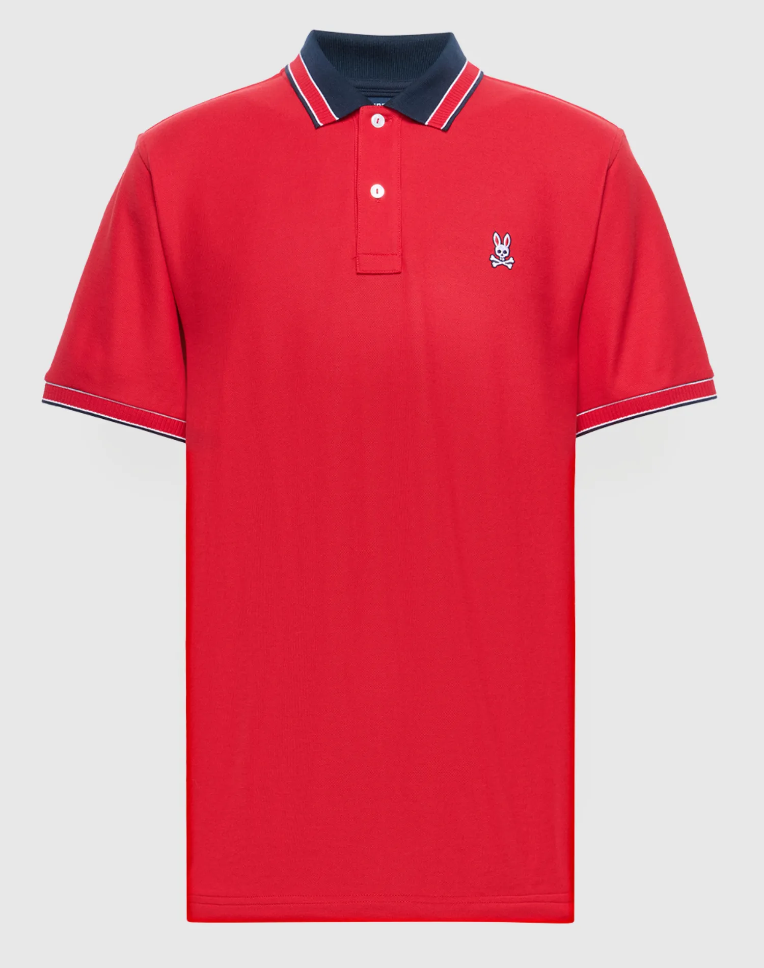 Psycho Bunny Mccoy Pique Polo - Brilliant Red