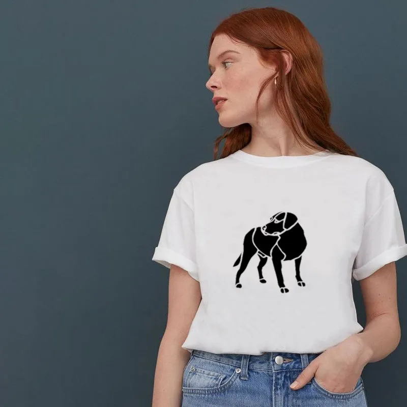 Puppy Sticker Cotton Tee