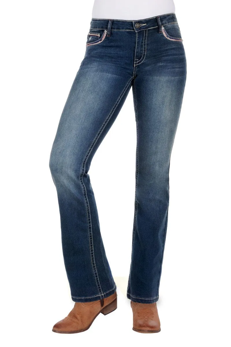 Pure Western Jeans Emma Boot Cut 32in Leg