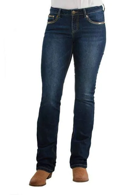 Pure Western Jeans Womens Lucinda Straight Cut 32in Leg (PCP2208421)