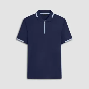 Quarter Zip Polo Shirt