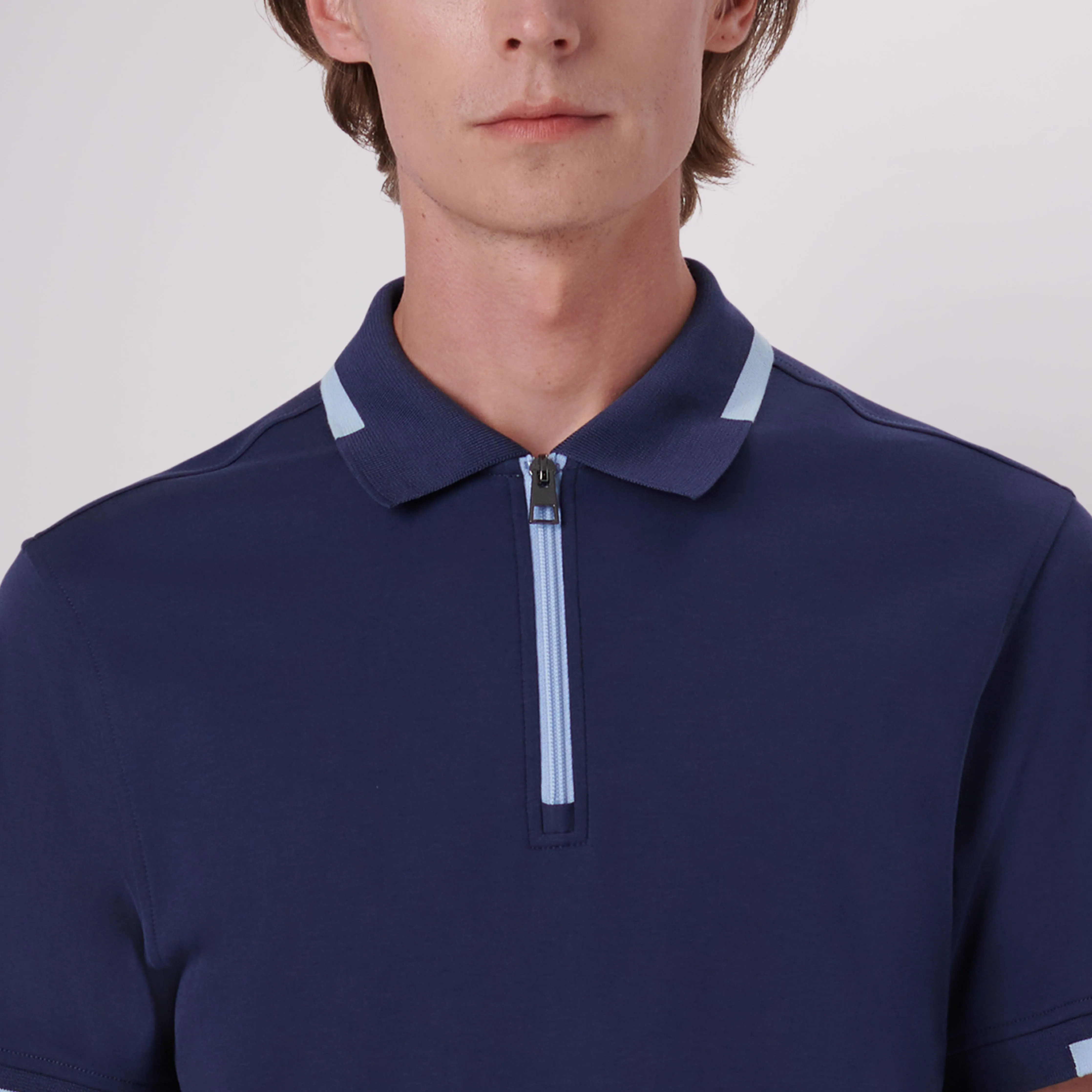 Quarter Zip Polo Shirt