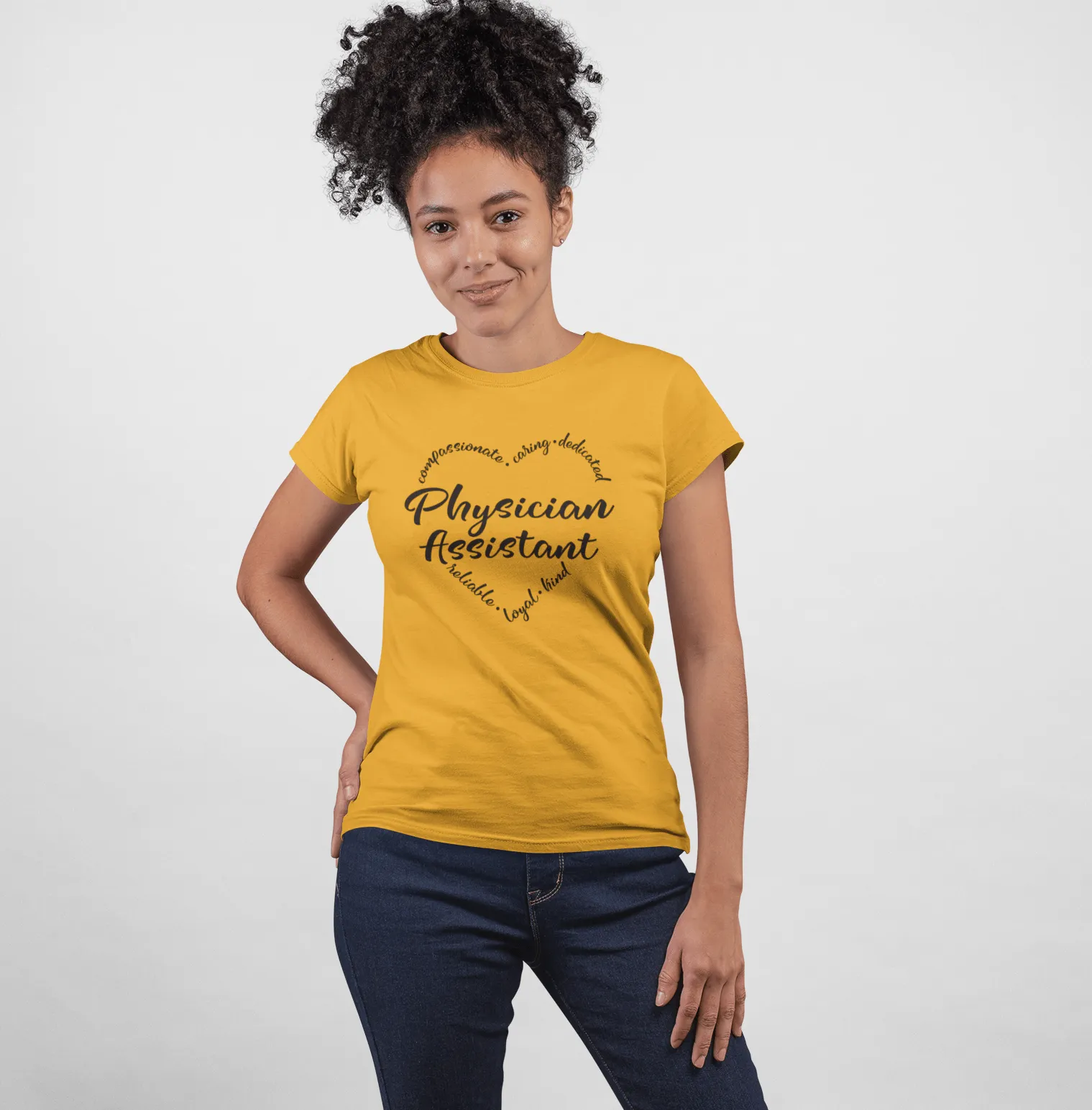 "Heart of a PA" Women's Fitted Tee