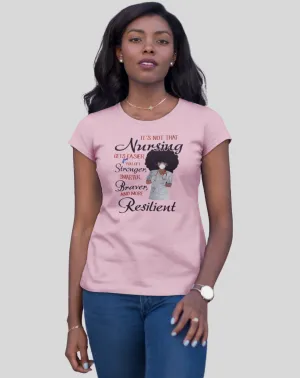 "The Resilient Nurse" Women's Fitted Tee