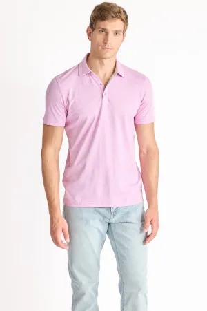 Raffi Open Collar Polo - Violet