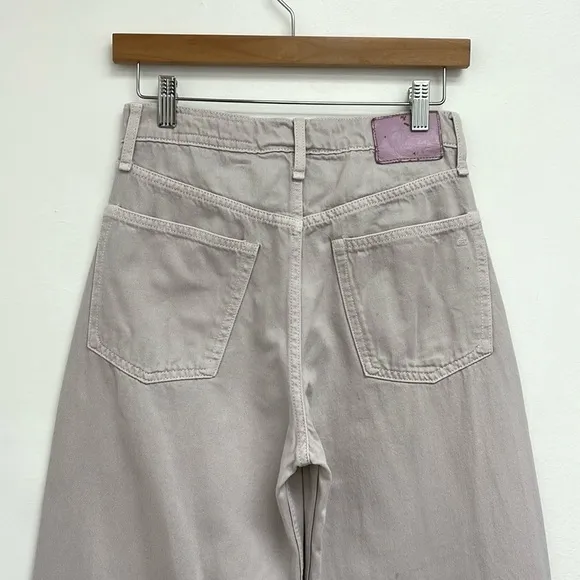 Rag &amp; Bone Andi High Rise Wide Leg Ankle Rigid Denim Jeans Lavender - Size 26