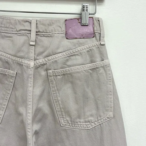 Rag &amp; Bone Andi High Rise Wide Leg Ankle Rigid Denim Jeans Lavender - Size 26