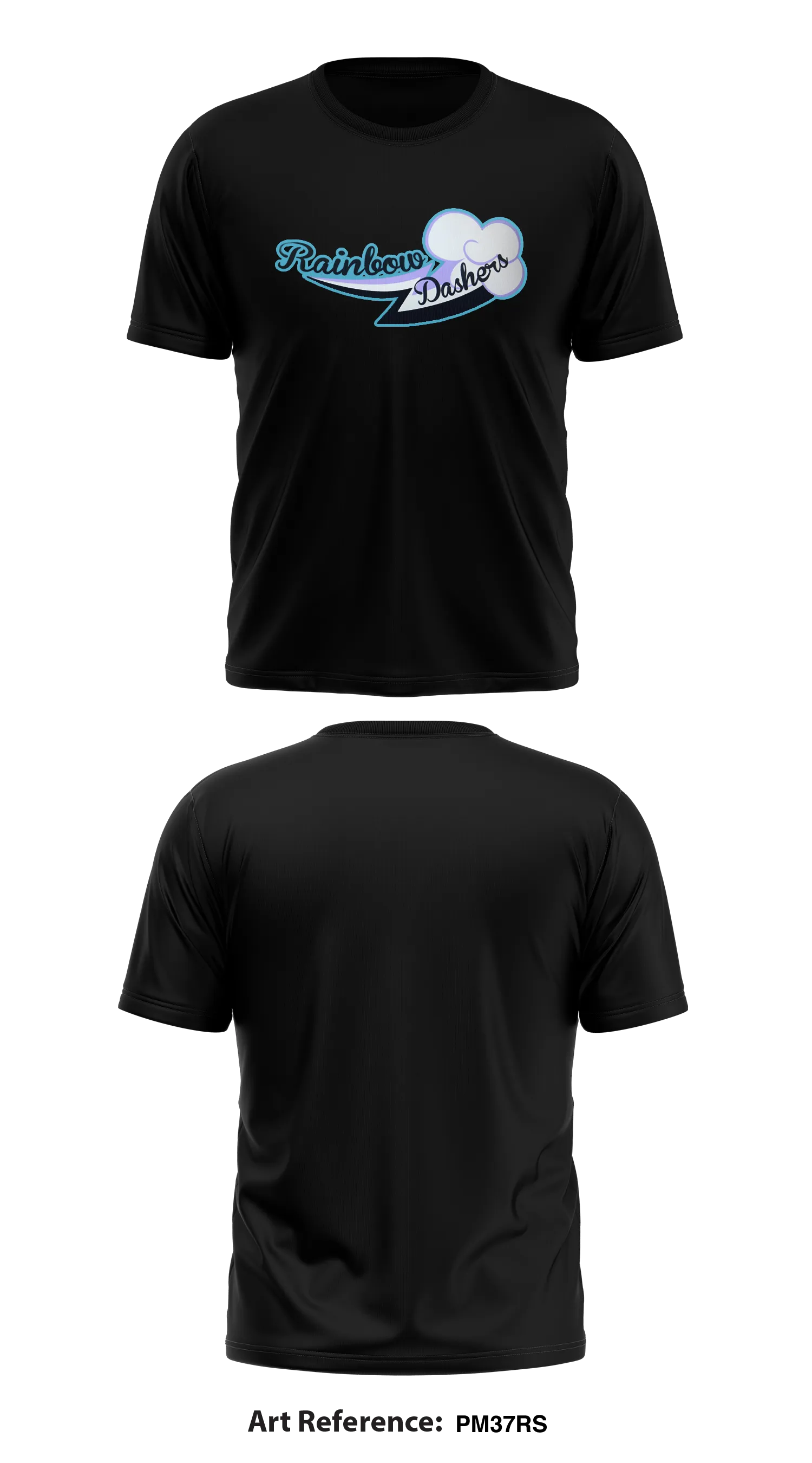 Rainbow Dashers Core Men's SS Performance Tee - PM37rS