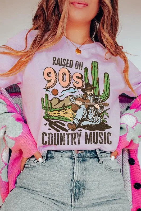 Raised On 90s Country Graphic Tee