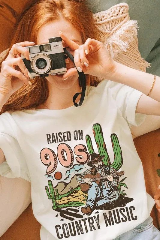 Raised On 90s Country Graphic Tee