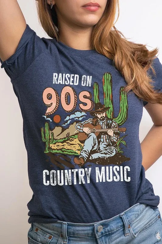 Raised On 90s Country Graphic Tee