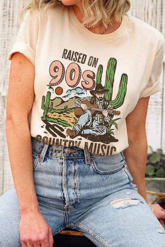 Raised On 90s Country Graphic Tee