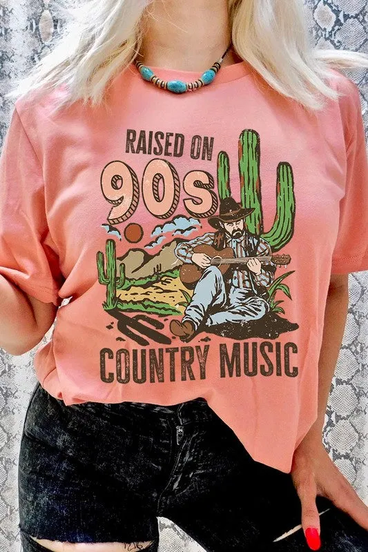 Raised On 90s Country Graphic Tee