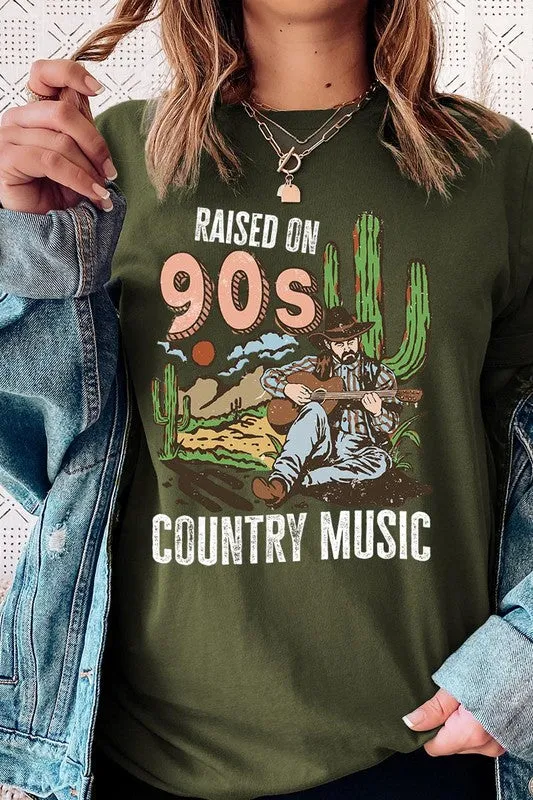 Raised On 90s Country Graphic Tee