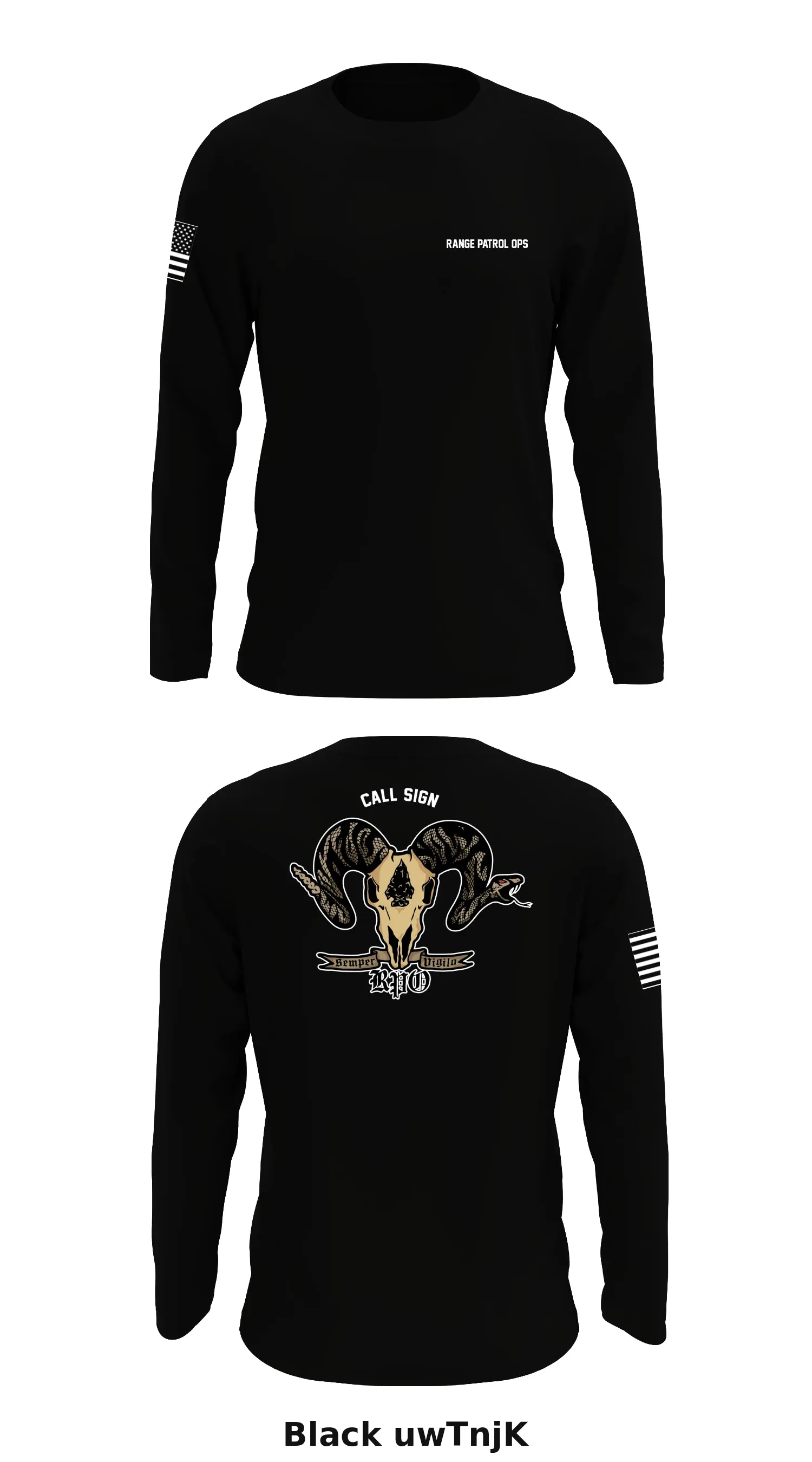 Range Patrol Operations  Store 1 Core Men's LS Performance Tee - uwTnjK