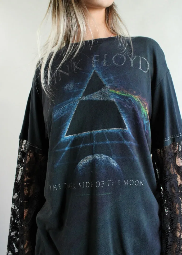 RCYCLD Lace Insert Band Tee