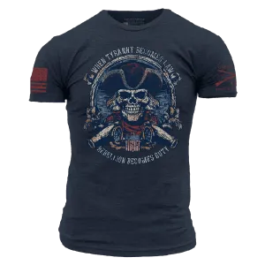 Rebellion Becomes Duty T-Shirt - Midnight Navy