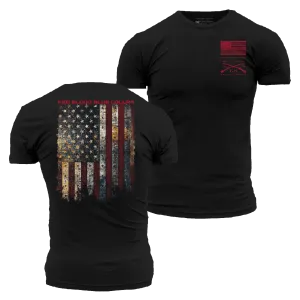 Red Blood Blue Collar® T-Shirt - Black