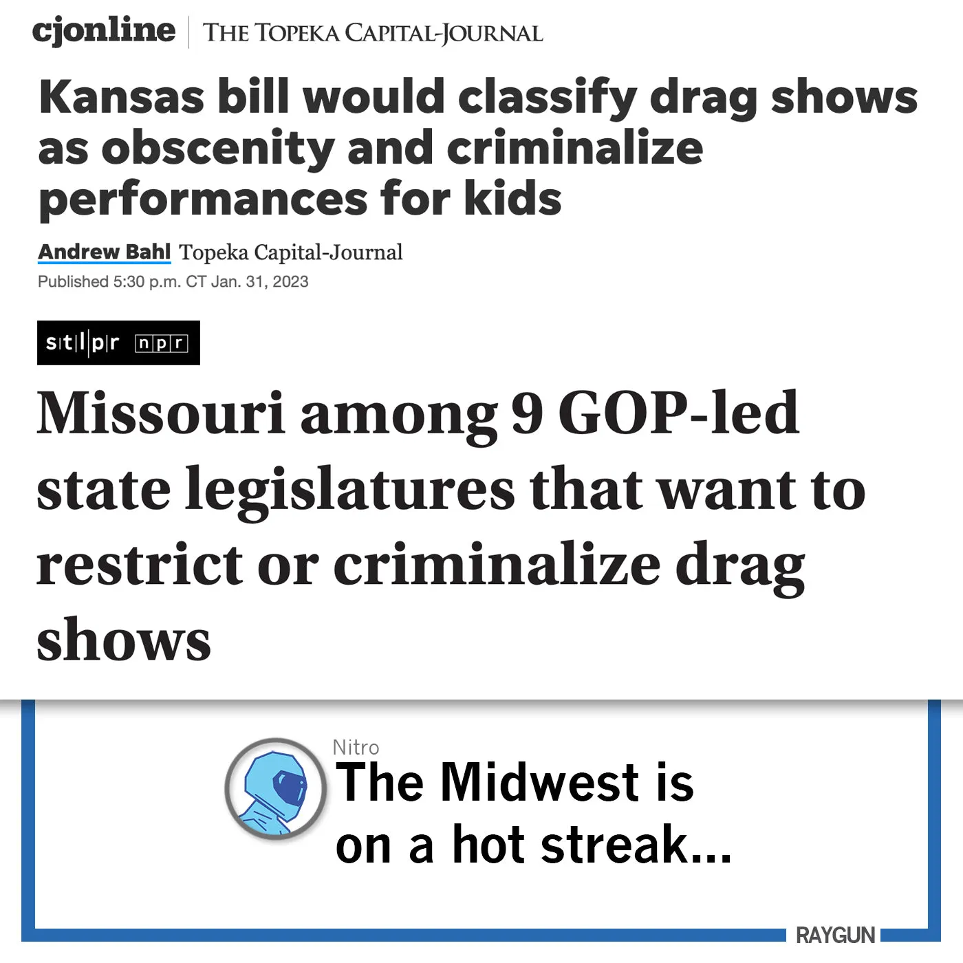 Regulate Guns Not Drag