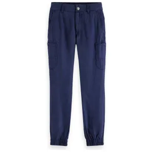 Relaxed Slim Fit Cargo Pants - Navy