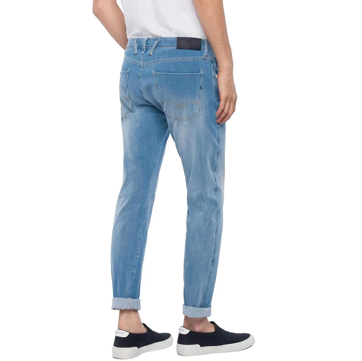 REPLAY HYPERFLEX  ANBASS SLIM FIT JEANS
