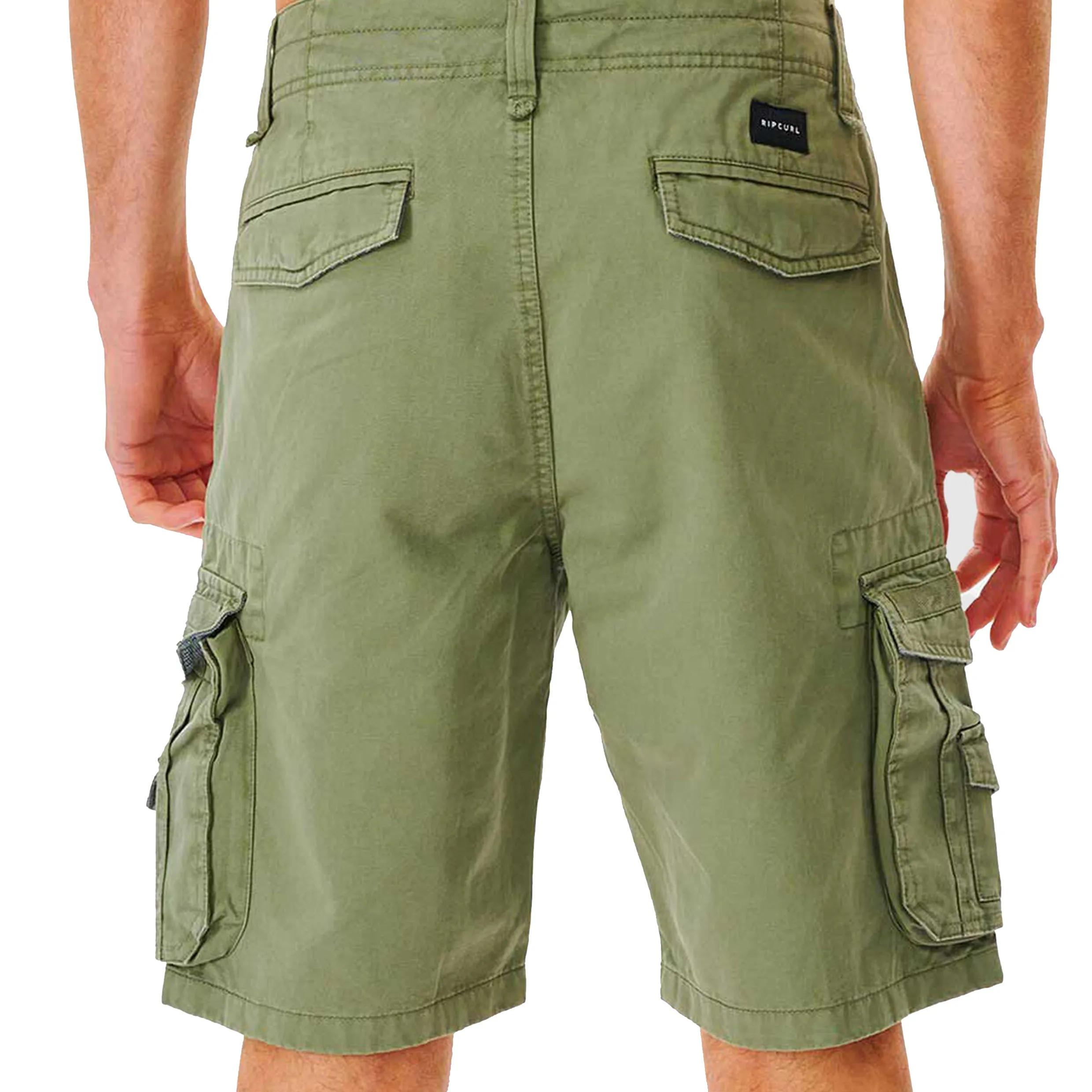 RIP CURL CLASSIC SURF TRAIL CARGO SHORT MID GREEN