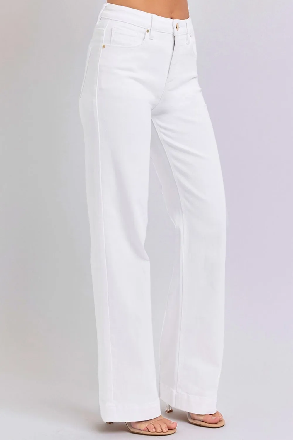 RISEN Full Size High Waist Straight Jeans *TUMMY CONTROL*