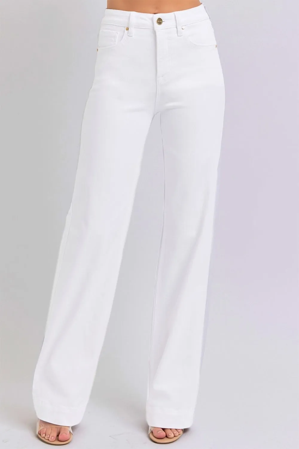 RISEN Full Size High Waist Straight Jeans *TUMMY CONTROL*