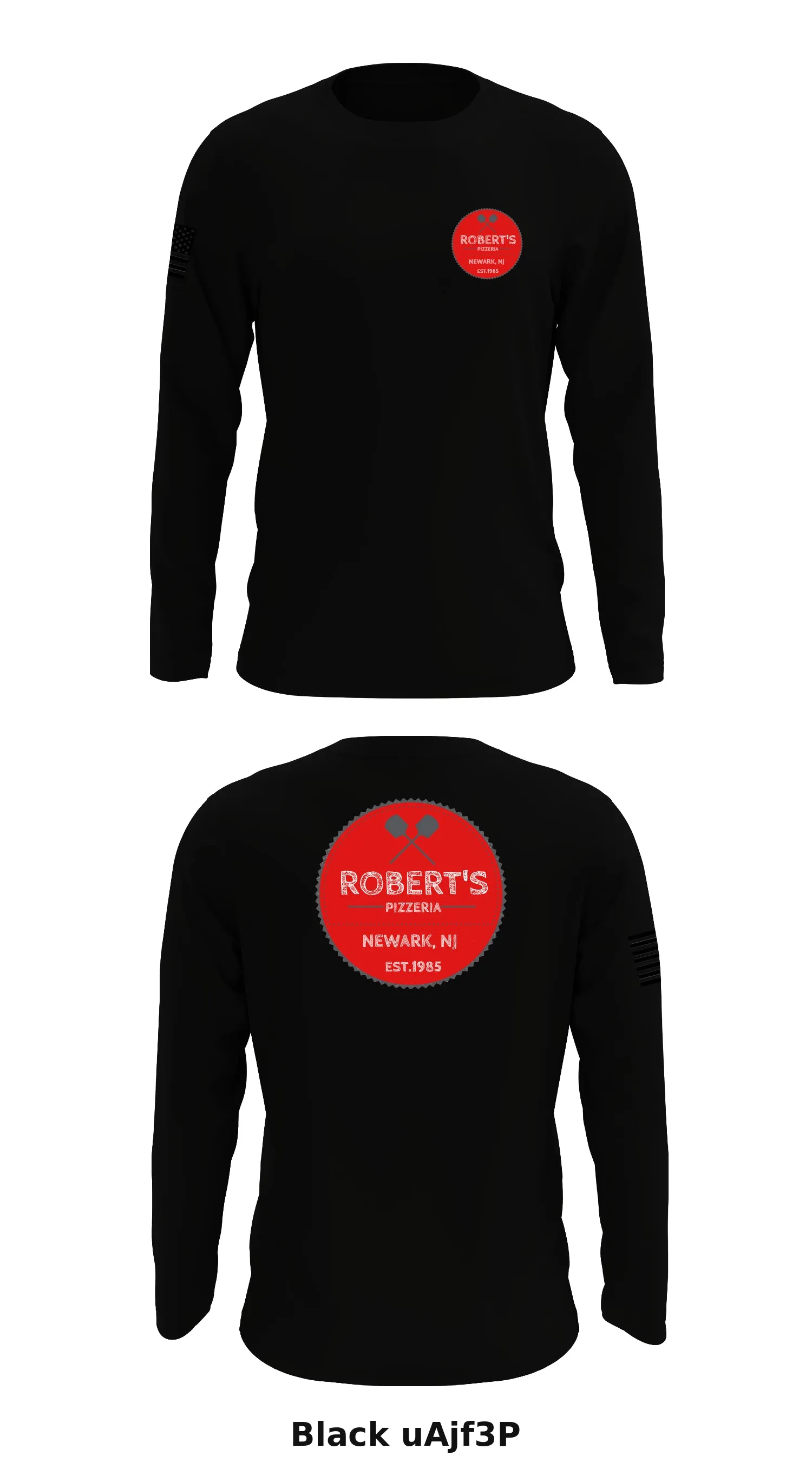 Roberts Pizzeria Store 1 Core Men's LS Performance Tee - uAjf3P