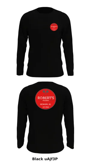 Roberts Pizzeria Store 1 Core Men's LS Performance Tee - uAjf3P