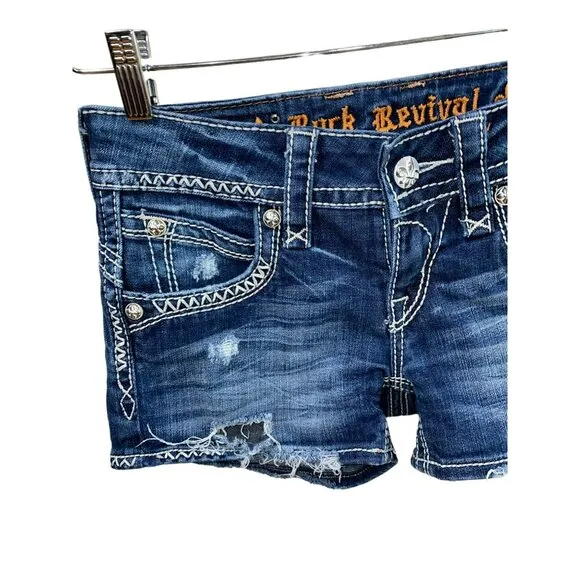 Rock Revival Becky Denim Shorts Size 26