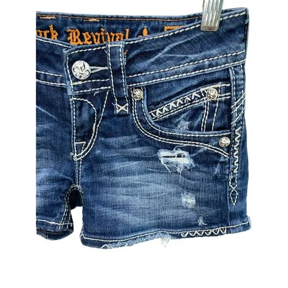 Rock Revival Becky Denim Shorts Size 26