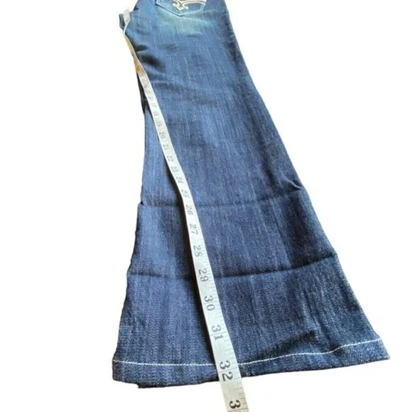 Rock Revival Hazel Distressed Straight Jeans Size 30