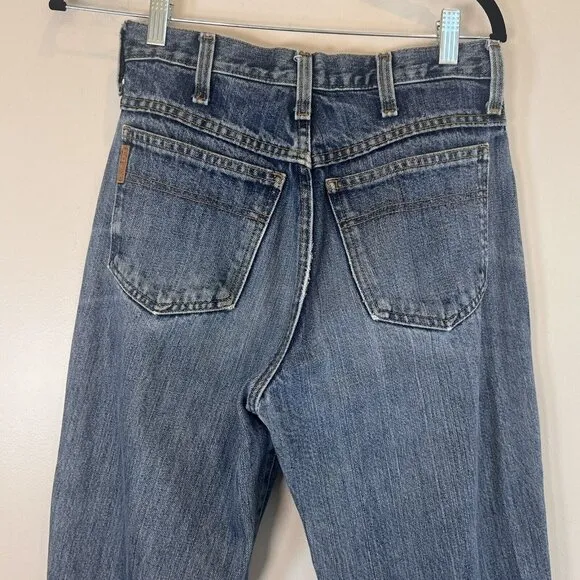 Rocky Mountain Clothing Company CINCH Jeans 27 x 28 Distressed Raw Hem High Rise