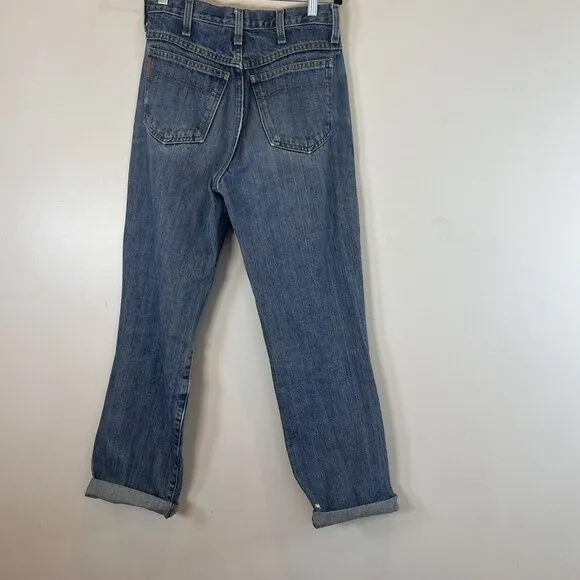 Rocky Mountain Clothing Company CINCH Jeans 27 x 28 Distressed Raw Hem High Rise