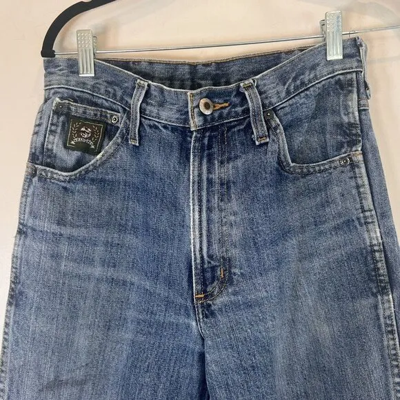 Rocky Mountain Clothing Company CINCH Jeans 27 x 28 Distressed Raw Hem High Rise