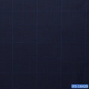 Royal Blue Check Suit