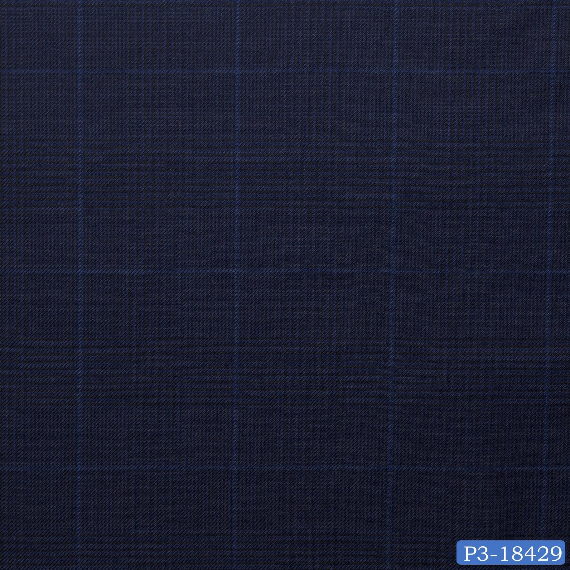 Royal Blue Check Suit