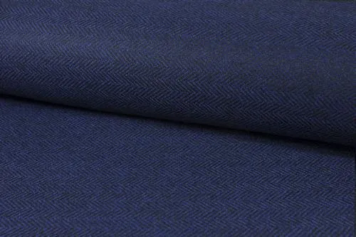 Royal Blue Herringbone Stripe Suit