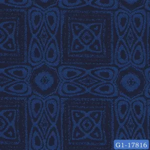 Royal Blue Scope Print Suit