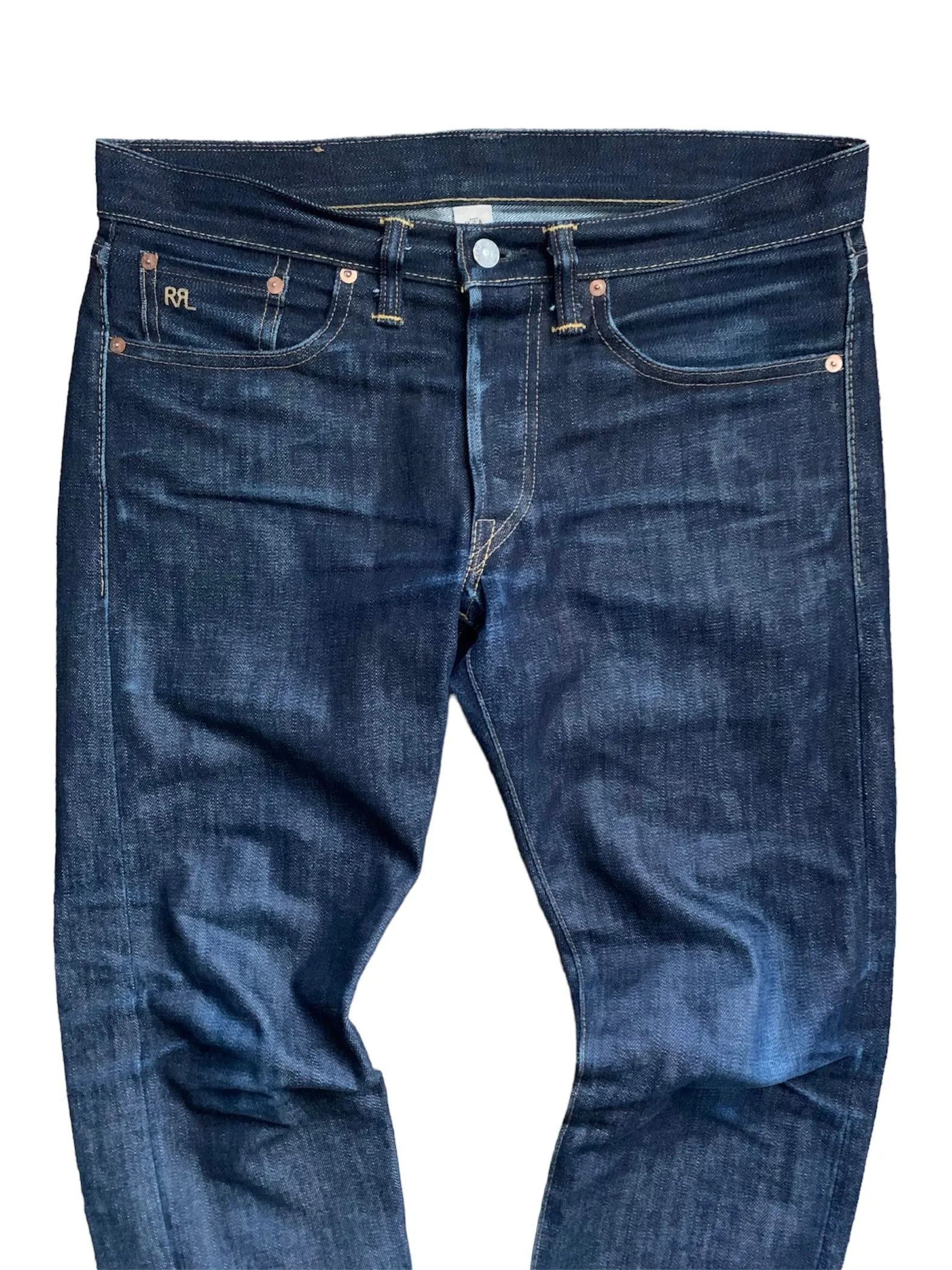 RRL Slim Fit Selvedge Denim (34x29)