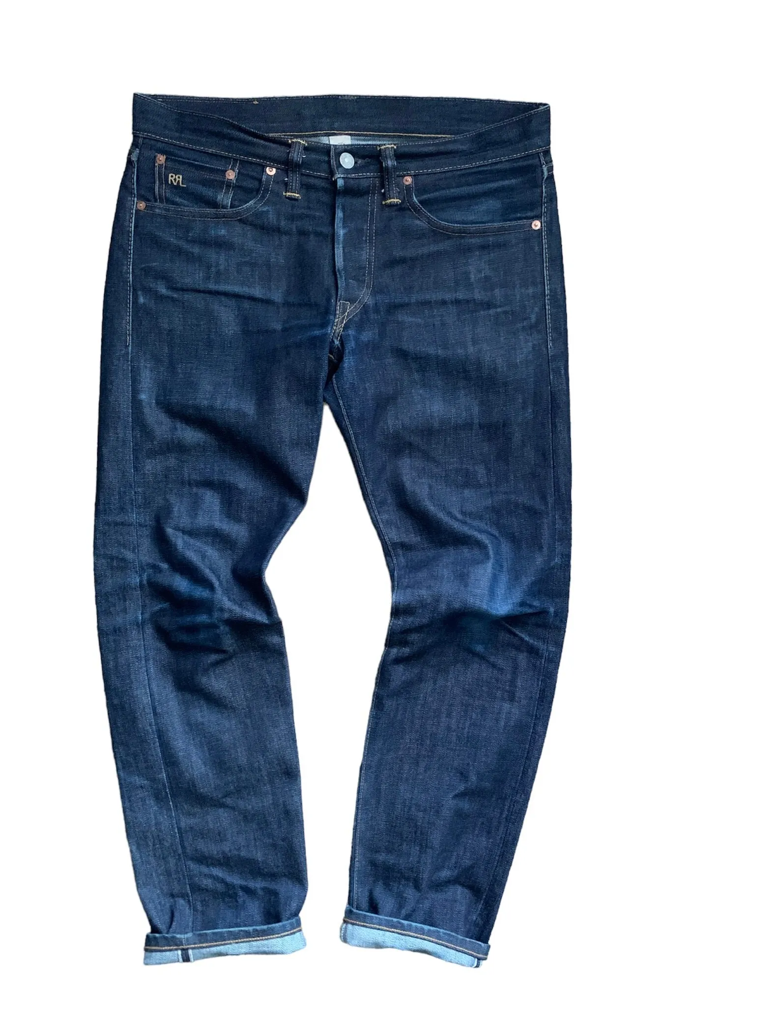 RRL Slim Fit Selvedge Denim (34x29)