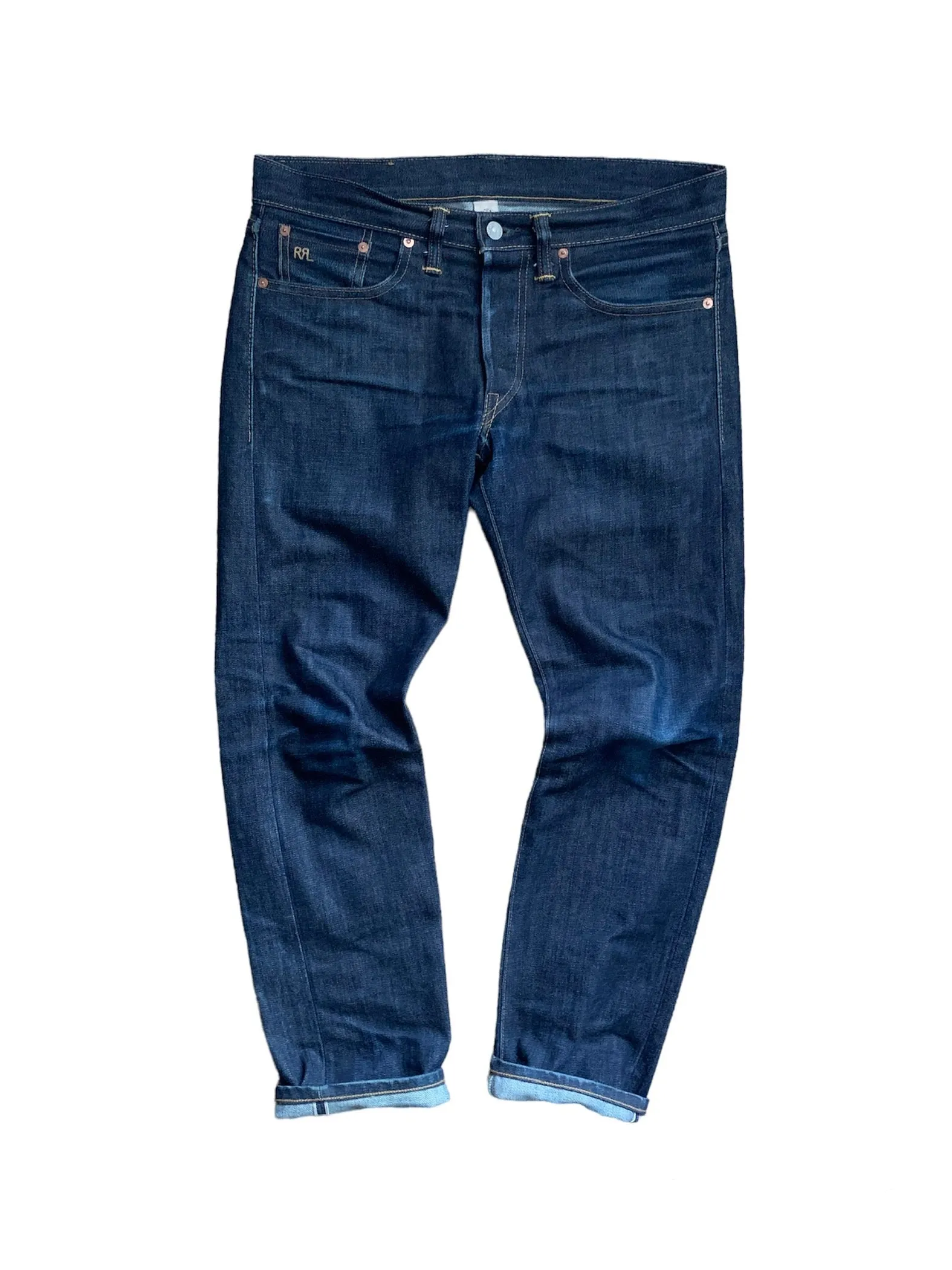RRL Slim Fit Selvedge Denim (34x29)
