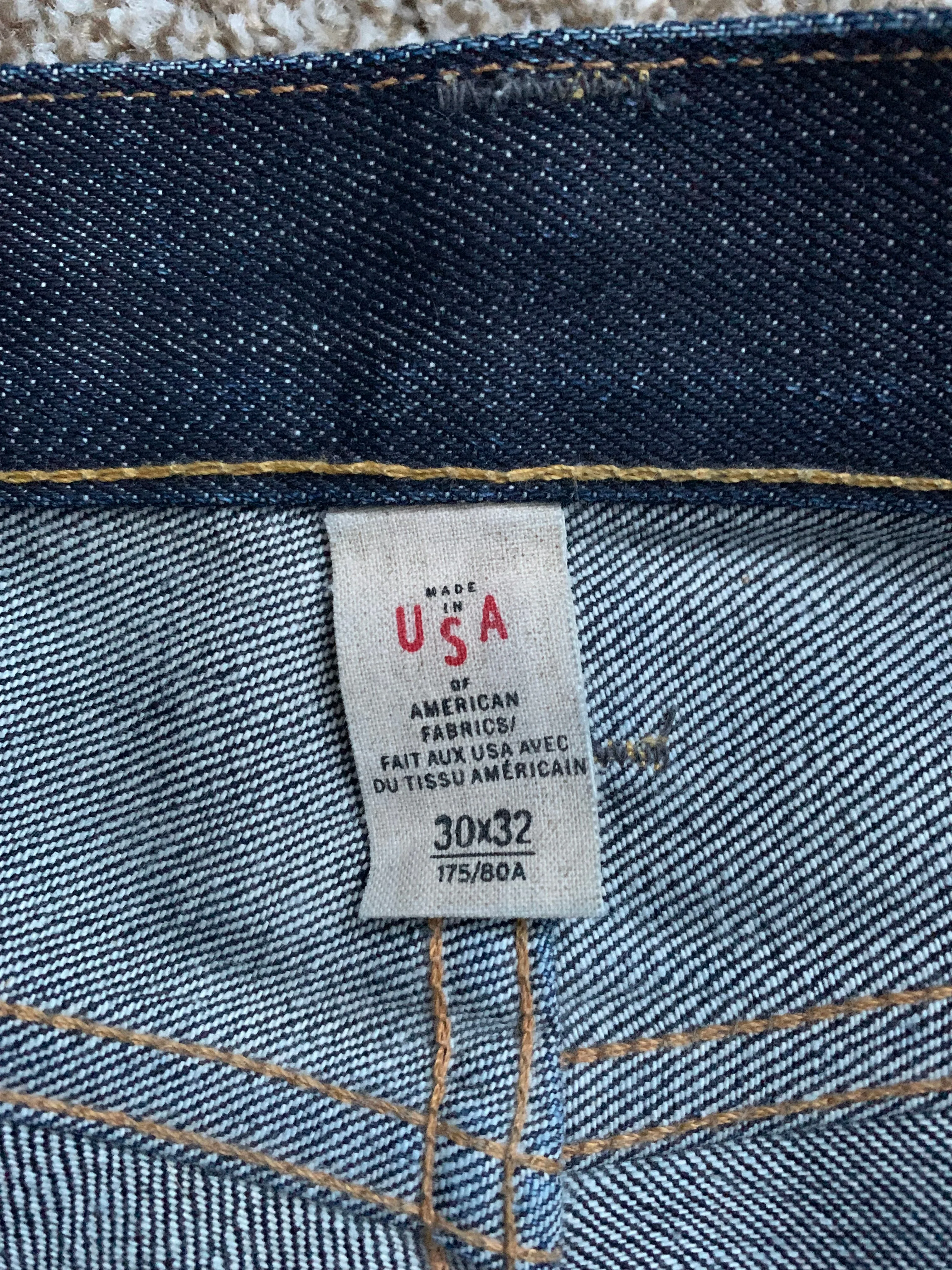 RRL Slim Fit Selvedge Denim (34x29)