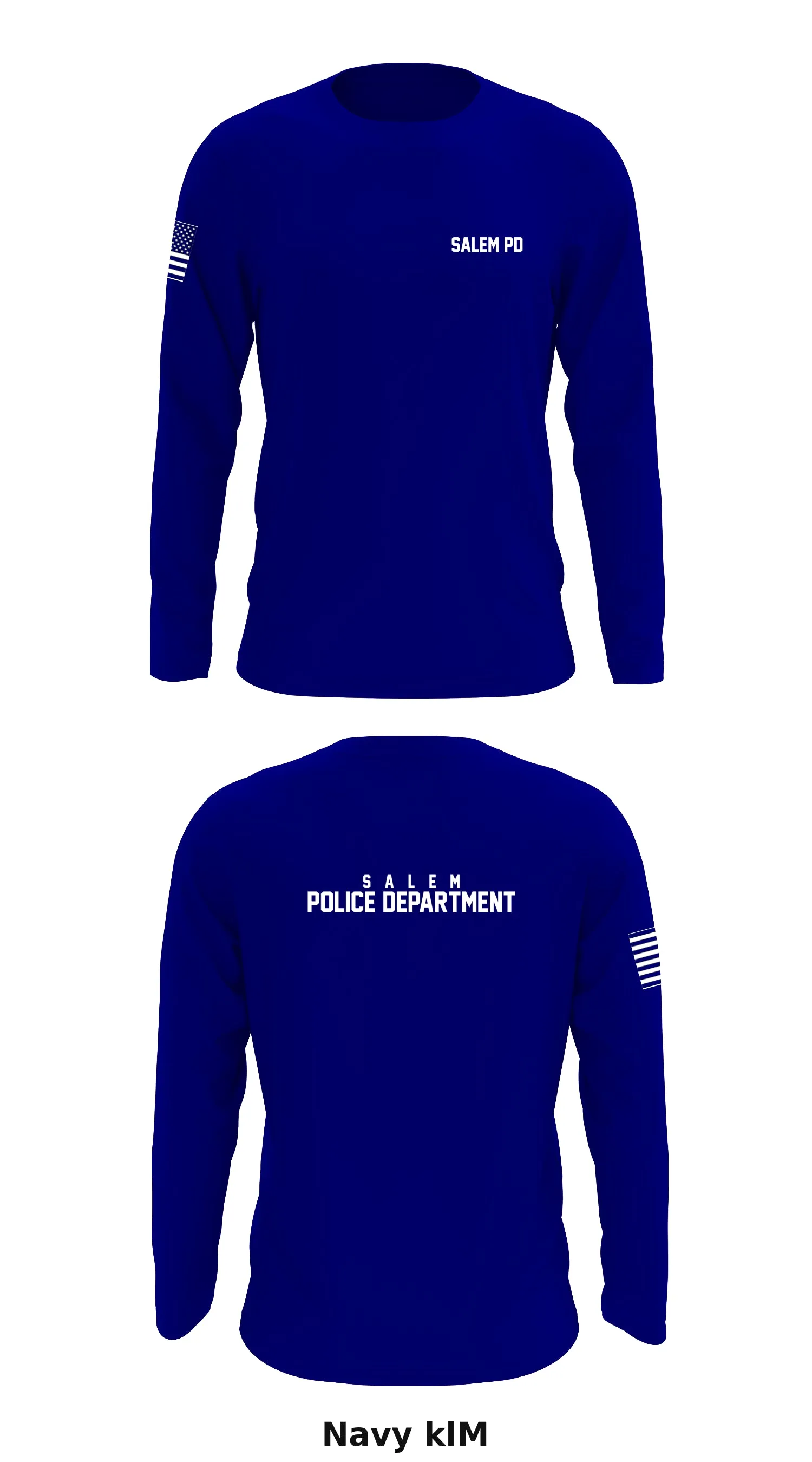 Salem PD Store 1 Core Men's LS Performance Tee - klM