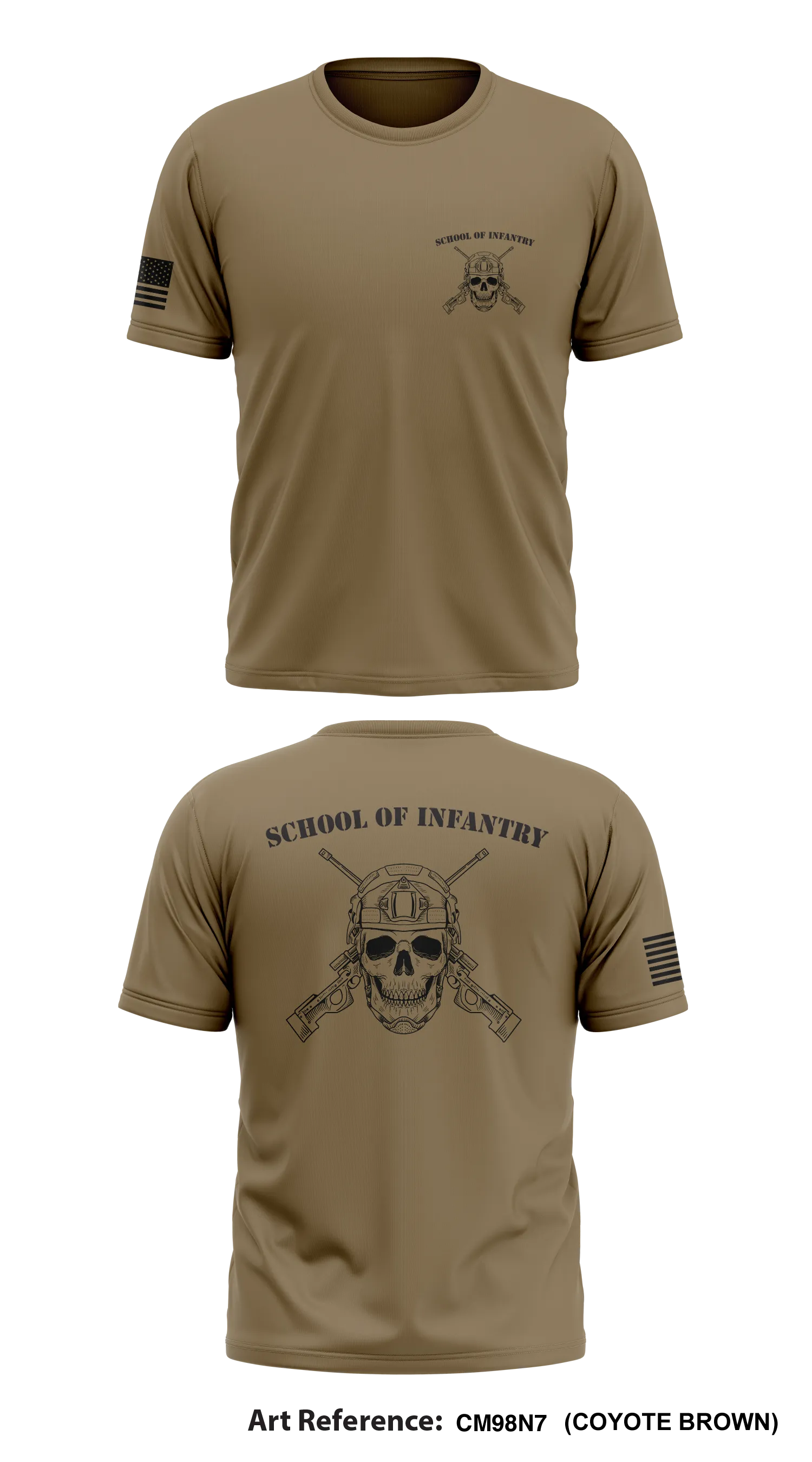 School of infantry  Store 1 Core Men's SS Performance Tee - cM98n7